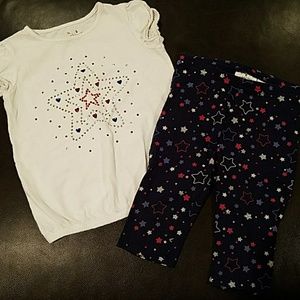 Jumping Bean's Girls Outfit Top S5, Shorts S4T